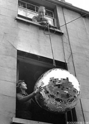  I'm installing a disco ball... 